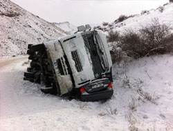 Kağızman’da Trafik Kazası: 2 Yaralı