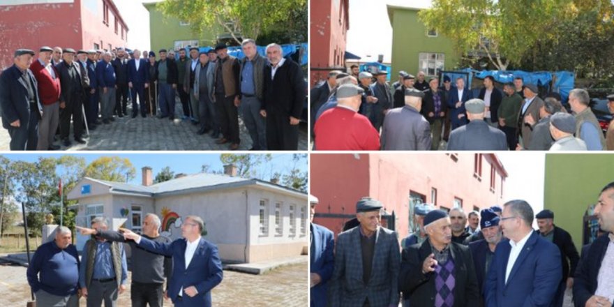 Kars Valisi ve Belediye Başkan Vekili Ziya Polat, Merkez Akbaba Köyü’nde