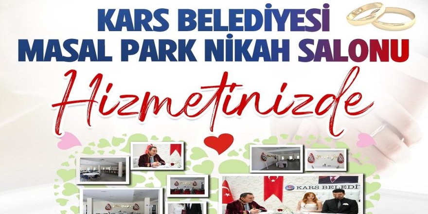 Kars Belediyesi Nikah Salonu Hizmete Açıldı