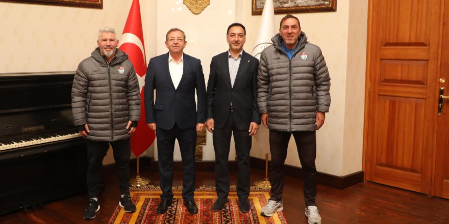 Kars36Spor'dan Vali Polat'a Ziyaret