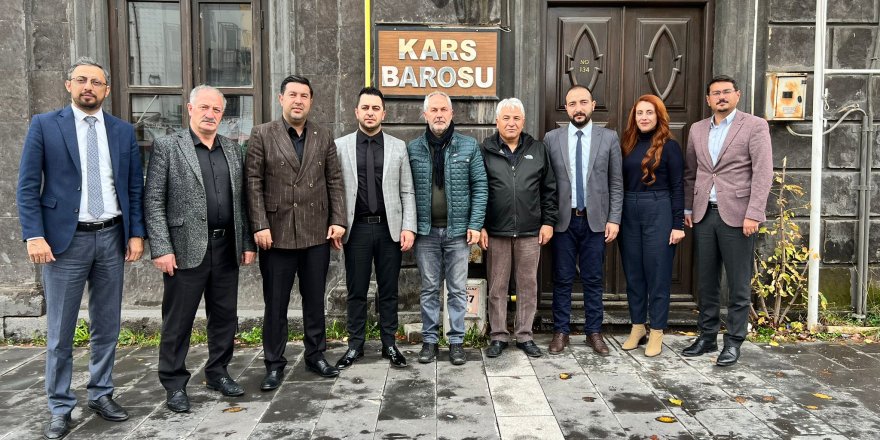 Kars Ticaret ve Sanayi Odasından Baro ziyareti