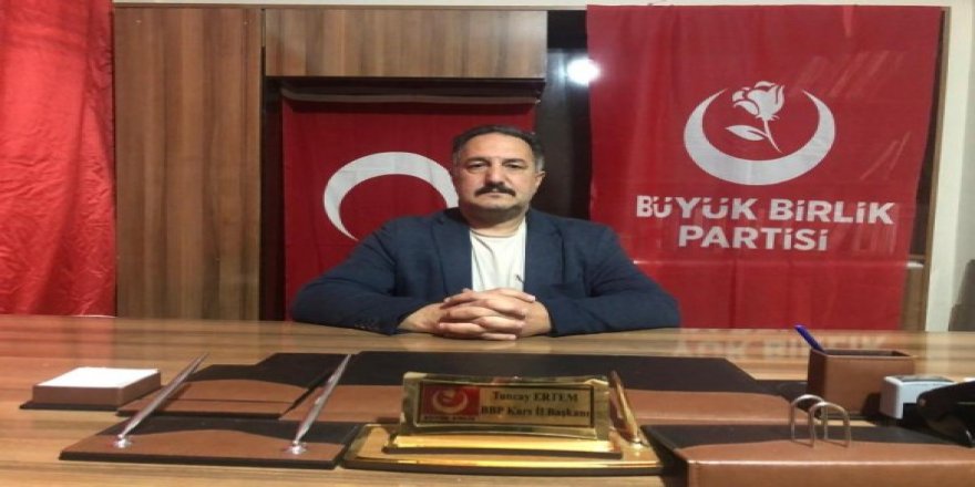 Başkan Ertem, "Harp Okullarımız siyasetin malzemesi yapılmamalıdır"