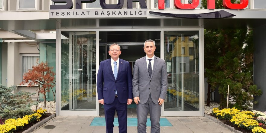 Vali Polat'tan Spor Toto Teşkilat Başkanı Öztürk'e ziyaret