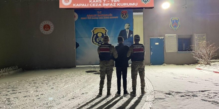 Kars'ta aranan şahıs tutuklandı