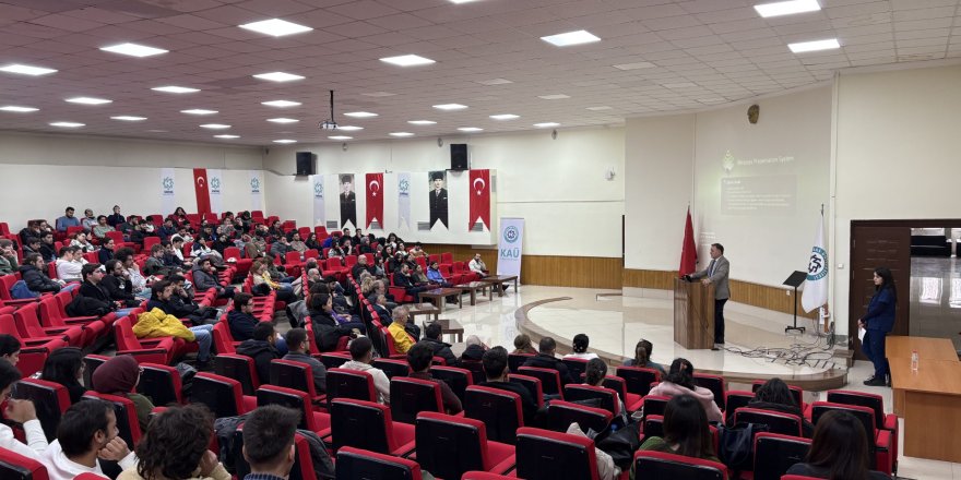 KAÜ’den öğrenci ve öğretim elemanlarına seminer