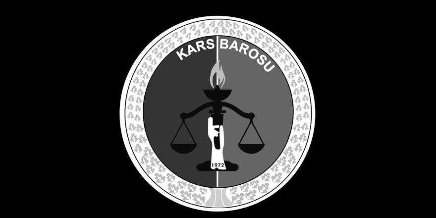 Kars Barosu logosunu kararttı!