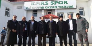 Erdoğdu ve İl Başkanı Çalkın, Kars36 Sporu ziyaret etti