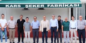 Kars Şeker Fabrikasında sektörün sorunları görüşüldü