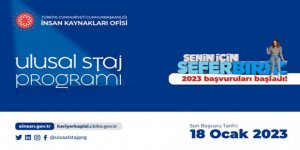 2023 yılı “Ulusal Staj Programı” öğrenci başvuruları devam ediyor