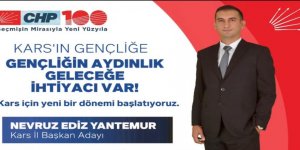 Nevruz Ediz Yantemur, CHP Kars İl Başkanlığı’na aday