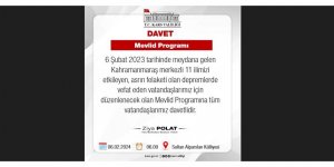 Mevlid Programına tüm Kars halkı davetlidir