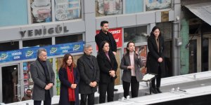 DEM Parti Eş Genel Başkanı Tülay Hatimoğulları Oruç, Kars’ta