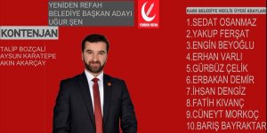 Yeniden Refah Partisi Kars Belediyesi Meclis Üyeleri Açıklandı