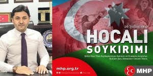 MHP Kars İl Başkanı Tolga Adıgüzel : "Hocalı Soykırımı’nı Unutmayacağız"