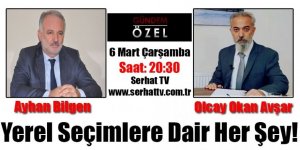 Ayhan Bilgen Serhat Tv'de Okan Avşar’ın konuğu olacak