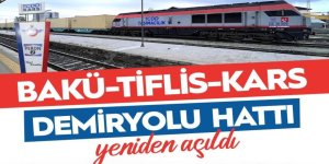 Bakü-Tiflis-Kars Demiryolu'nda yük taşımacılığı yeniden başladı