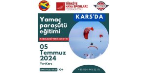 Kars’ta Yamaç Paraşütü eğitimi verilecek