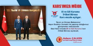 AK Parti Kars Milletvekili Adem Çalkın'dan Kars’a Bir Müjde Daha