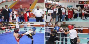 Kars'ta 4 ülkenin katılımıyla "Kick Boks Turnuvası" düzenlendi