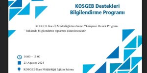 KOSGEB Girişimcileri Bekliyor