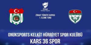 Kars 36 Spor'un Ziraat Türkiye kupasındaki rakibi belli oldu