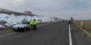 Kars'ta jandarma ekipleri denetim gerçekleştirdi