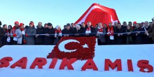 Sarıkamış Şehitleri Kardan Heykeller açıldı